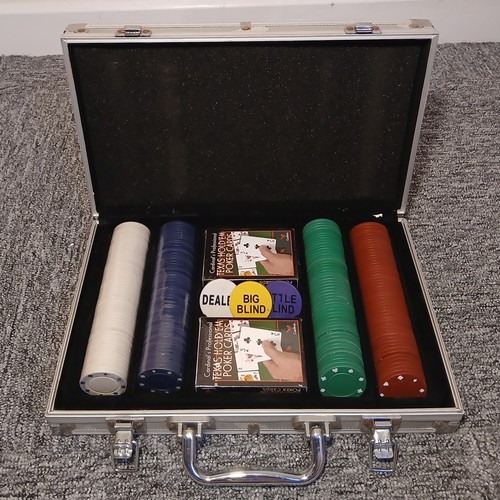 Poker set - set, case)