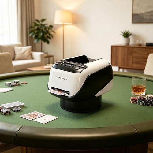 Automatic card shuffler - automatic,