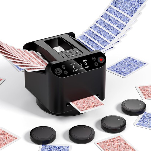Automatic card shuffler - in,