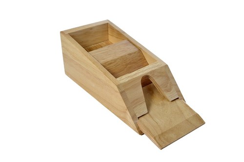 Wooden card dealer shoe - wooden, /