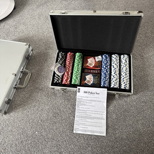 Poker set aluminium - set, in