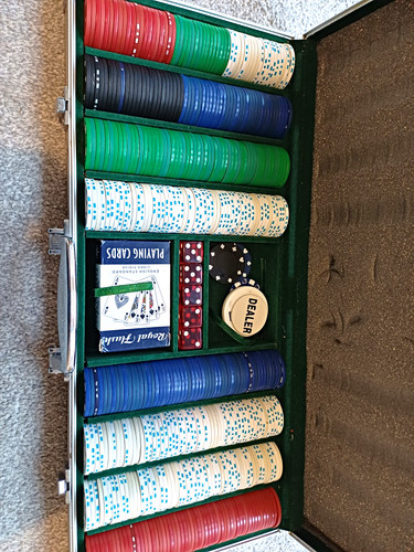500 chip poker - set, aluminium