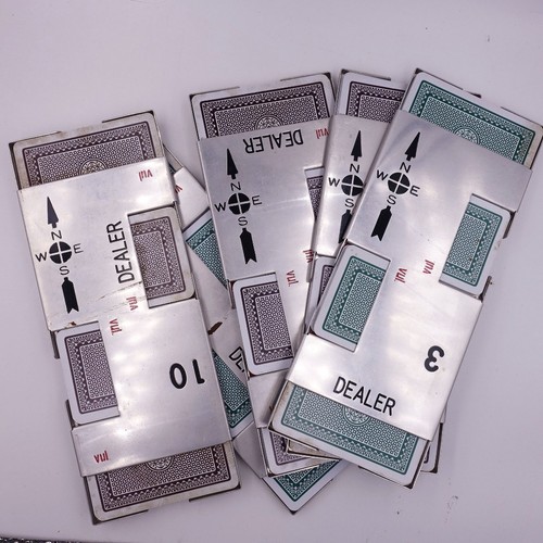 Metal card dealer - for, poker