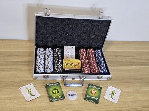 Party poker chips set with - chips,