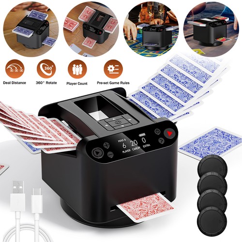 Electric card shuffler - shuffler,