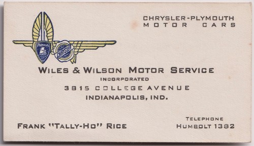 1940s chrysler plymouth - plymouth, dealer