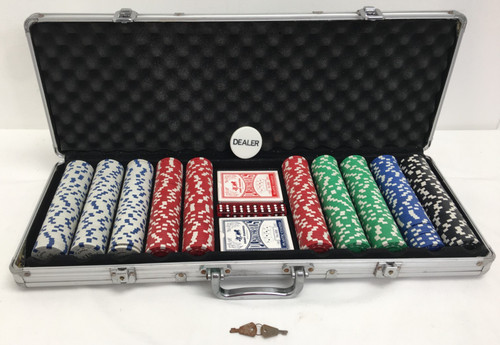 500 poker chip set - 500,