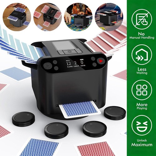 Electric card shuffler - electric,