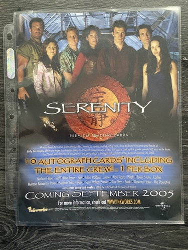 Inkworks serenity trading - serenity, card