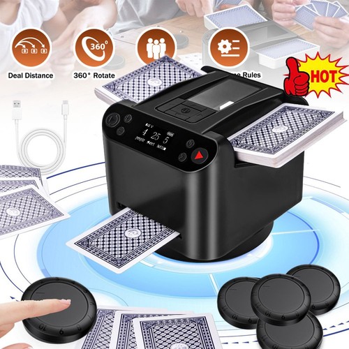 2in1 automatic card shuffler - card,
