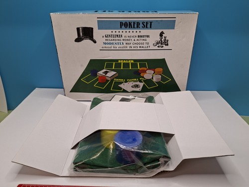Travel poker set with felt - travel,