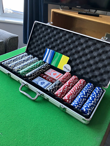 Poker 500 5g chip set - poker, x