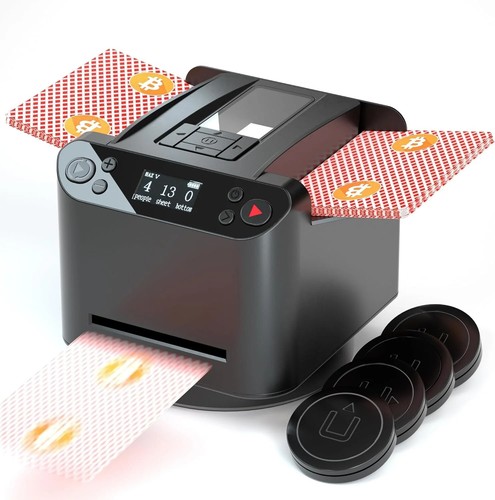 Electric card shuffler - electric, –