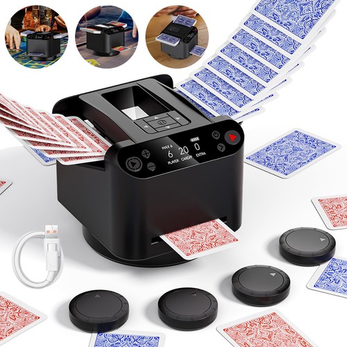 Electric card shuffler - shuffler,