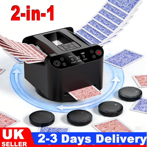 2in1 automatic card shuffler - 2in1,