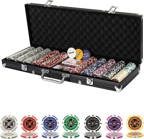 500 chips texas holdem set - 500,
