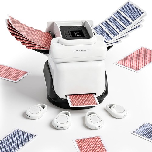 Automatic card shuffler - 2-in-1,