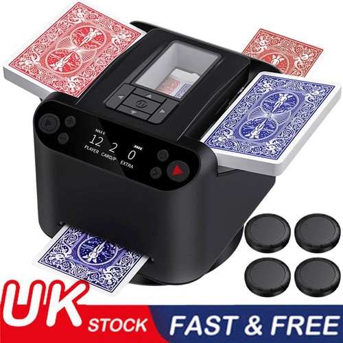 Automatic card shuffler - card,