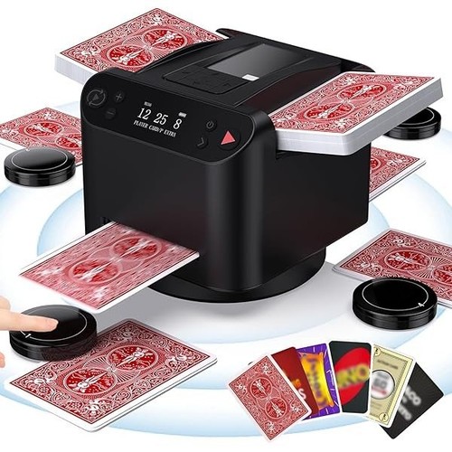 Automatic card shuffler - automatic,