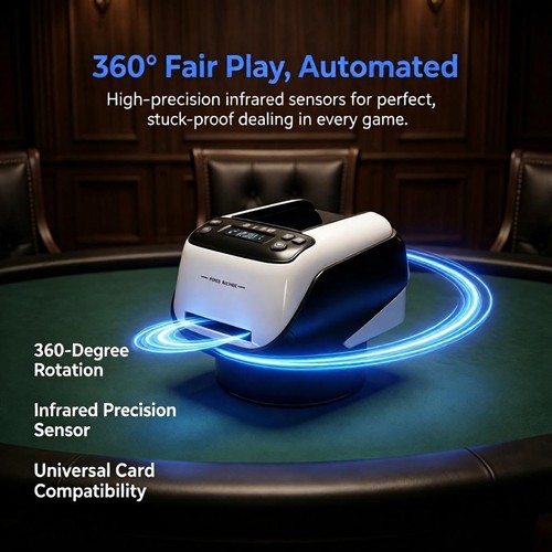 360 automatic card - card, shuffler