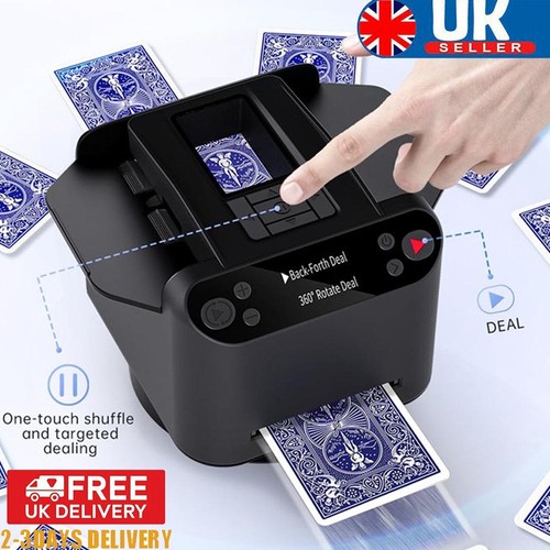 Automatic card shuffler - card,