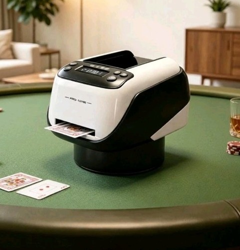 Automatic card shuffler - automatic,