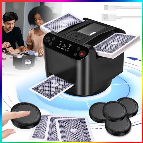 Automatic card shuffler - automatic,