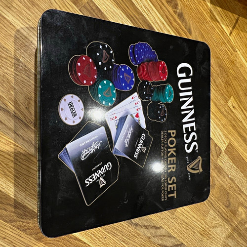 Guinness poker set tin 100 - poker,