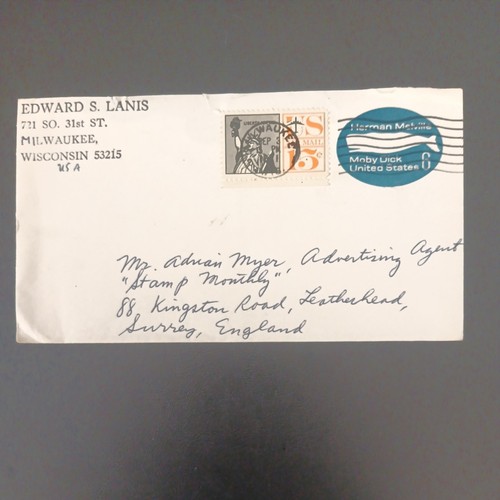 Vintage transatlantic postal - transatlantic,